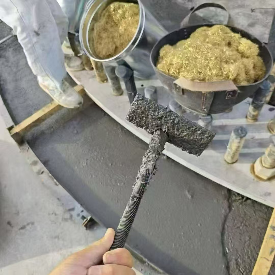 兴海C120钢纤维高强无收灌浆料 轧机压缩机汽轮机发电机锻压设备底座灌浆材料